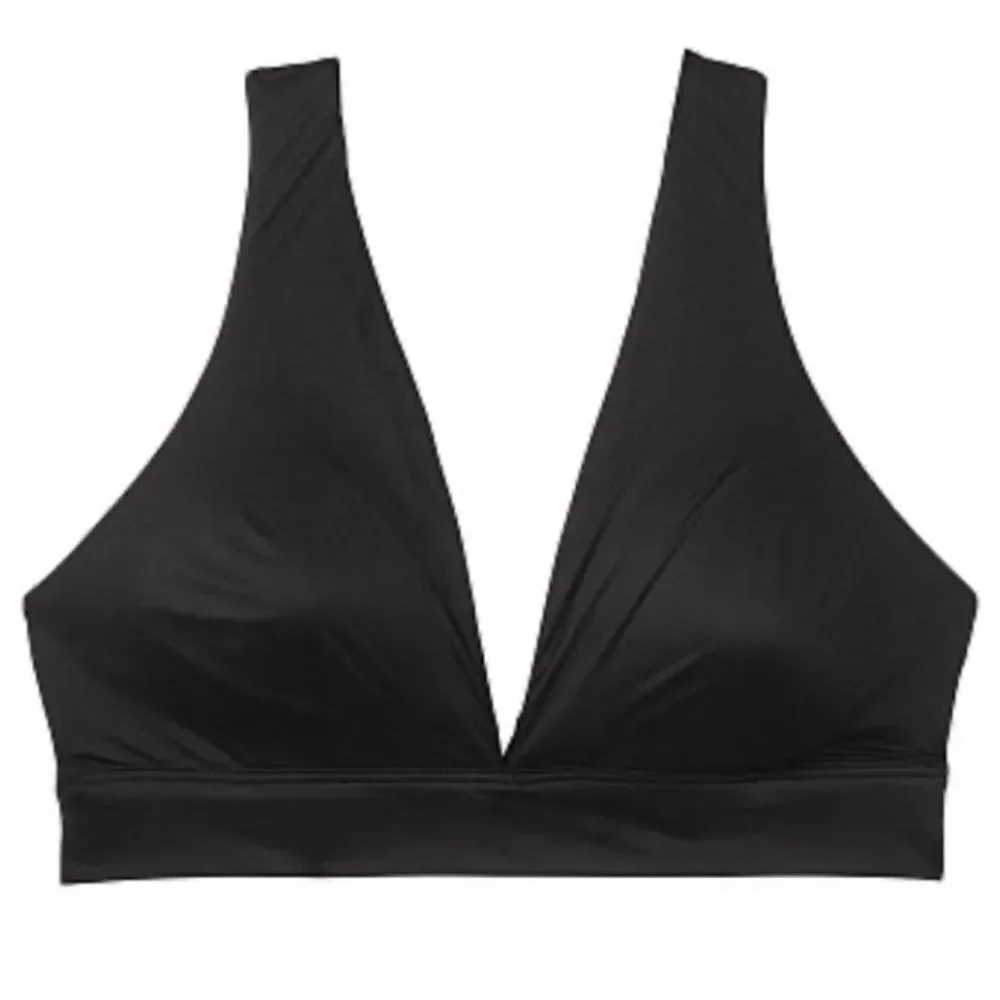 Victoria’s Secret Supersoft Unlined lounge Wireless bralette Bra Plunge black L